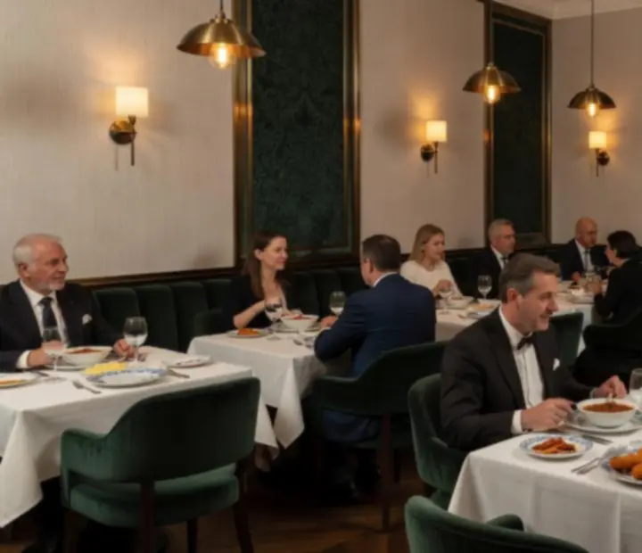 Dining Cornehh Hr fizikai kaszinói étterem elegáns belső tere